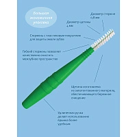Набор ёршиков Plackers Dental Brush XL (0,8 мм), 24 шт - изображение 3