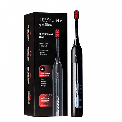 Электрическая зубная щётка Revyline RL 070 Black by Dr.Baburov - изображение 1