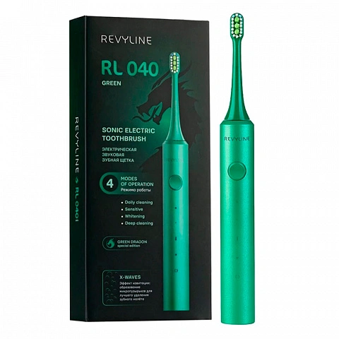 Электрическая зубная щетка Revyline RL 040 Green Dragon - изображение 1