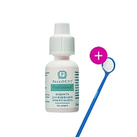 Жидкость для индикации зубного налета President Plaque Test, 10 мл