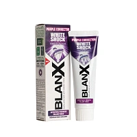 Зубная паста Blanx White Shock Purple Corrector, 75 мл