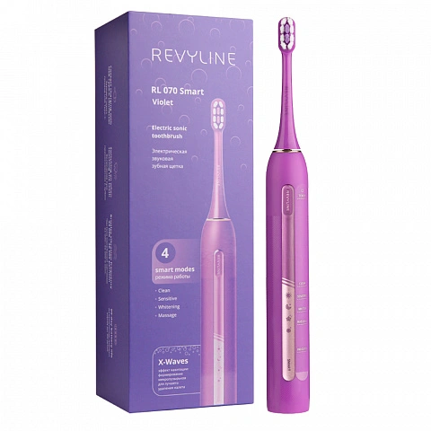 Электрическая зубная щётка Revyline RL 070 Violet - изображение 1