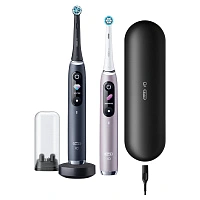 Набор из двух электрических зубных щеток Oral-B iO 9 Duo Black Onyx, Rose Quartz - изображение 1