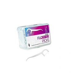 Зубная нить с держателем Pesitro Flosser pick, 55 шт