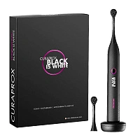 Электрическая зубная щетка Curaprox Hydrosonic Black is White 2021