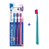 Набор для детей и взрослых Curaprox 5500 (3шт) + Сuraprox 5460 (1шт) - изображение 2