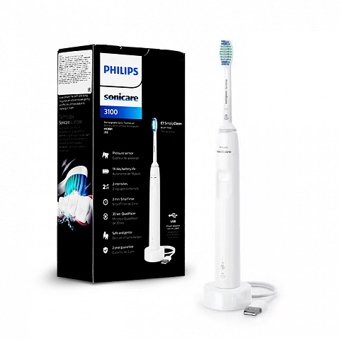 Электрическая зубная щетка Philips Sonicare HX3681/03 3100 Series - изображение 1