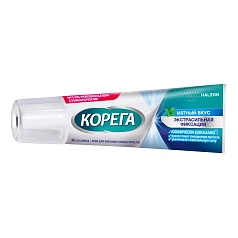 Крем для фиксации протезов КОРЕГА Экстра сильный мятный, 40г