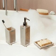 Диспенсер для жидкого мыла Fresh Code, Глянцевый тауп