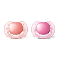Соска-пустышка Philips AVENT Ultra Soft 6-18 мес (2 шт) SCF213/22 - изображение 1