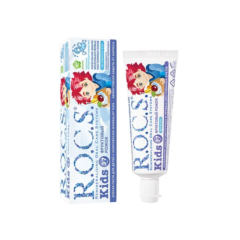 Зубная паста R.O.C.S. Kids Фруктовый рожок (от 3 до 7 лет), 35 мл - изображение 1