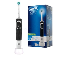 Электрическая зубная щетка Oral-B Vitality 100 Cross Action D100.413.1 Black - изображение 1