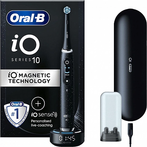 Электрическая зубная щетка Oral-B iO Series 10 Black - изображение 1