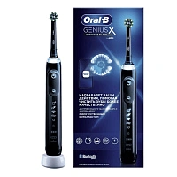 Электрическая зубная щетка Oral-B GeniusX 20000 Midnight Black D706.513.6X - изображение 1