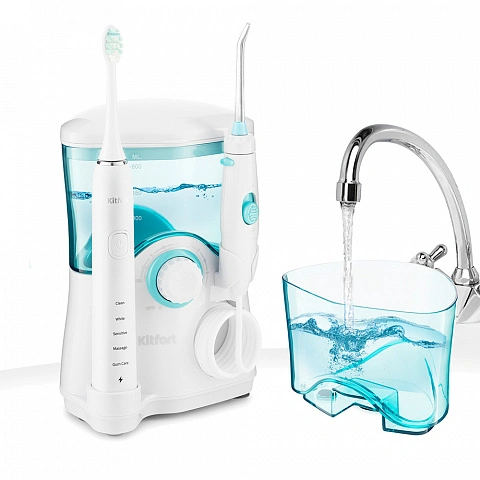 Зубной центр Kitfort KT-2904 Ирригатор + Электрическая щетка - изображение 5