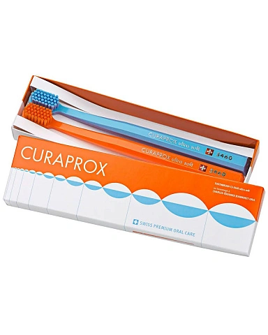 2 щетки CURAPROX 5460 Ultrasoft Duo Box Charles Edouard - изображение 1