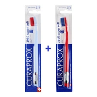 Набор из 2 щёток Curaprox 3960 Super Soft Красная/ Голубая - изображение 1
