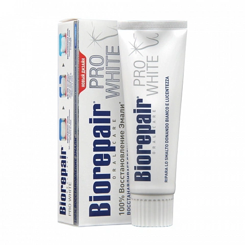 Зубная паста Biorepair Pro White, 75 мл - изображение 1