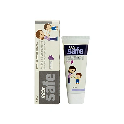 Детская зубная паста Виноград, 90 гр. CJ LION Kids Safe Toothpaste Grape