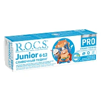 Детская зубная паста R.O.C.S. PRO Junior Сливочный пудинг (от 6 до 12 лет) 60 мл - изображение 4
