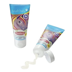 Зубная паста Brush-Baby Клубника с 3 лет, 50 мл