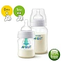 Набор бутылочек Philips Avent Anti-colic: 260 мл и с клапаном Airfree 125 мл 0мес+ (2 шт) SCD809/01 - изображение 1