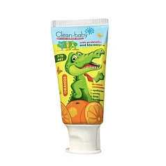 Зубная паста Clean Baby Апельсин (от 3 до 12 лет), 50 мл