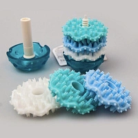 Игрушка для чистки зубов со вкусом копченой курицы синяя - изображение 2