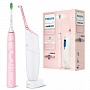 Набор Philips Sonicare 5100 ProtectiveClean+AirFloss Ultra HX8424/39 розовый - изображение 1