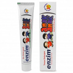 Зубная паста Enzim Anak Putih тутти-фрутти (0-6 лет), 50 мл