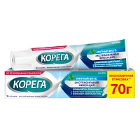 Крем для фиксации протезов Корега (экстра сильный), мятный, 70 гр - изображение 1
