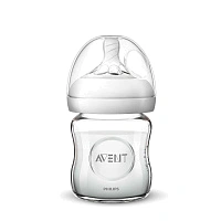 Бутылочка стеклянная Philips AVENT серии Natural 1мес+, 120 мл (1 шт) SCF051/17 - изображение 2