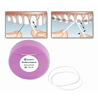 Флосс miradent Mirafloss Implant 1,8 мм, для имплантов/брекетов