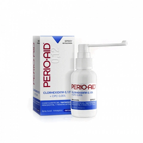 Антибактериальный спрей для полости рта Perio-Aid Intensive Care, хлоргексидин 0,12% 50 мл - изображение 1