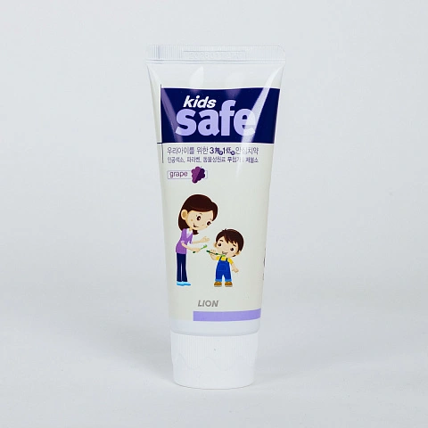 Зубная паста Lion Kids Safe со вкусом винограда (от 3 до 12 лет), 90 г - изображение 3