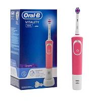 Электрическая зубная щетка Oral-B Vitality 100 3D White D100.413.1 (Pink) - изображение 1
