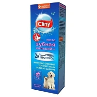 Зубная паста Cliny Кальций+  для кошек и собак, 75 мл - изображение 1