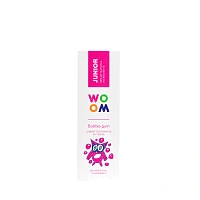 Детская зубная паста Woom Junior Bubble Gum 6+, 50 мл