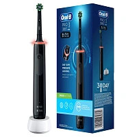 Электрическая зубная щетка Oral-B Pro 3 3000 Cross Action Black D505.513.3 - изображение 1