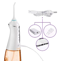 Ирригатор Kitfort KT-2902-3, бело-оранжевый - изображение 2