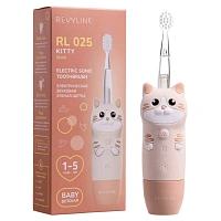 Электрическая зубная щетка Revyline RL 025 Baby Kitty, Beige