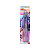 Набор зубных щёток Curaprox 5460 Ultrasoft Duo Colorful Curls 2023 - изображение 2