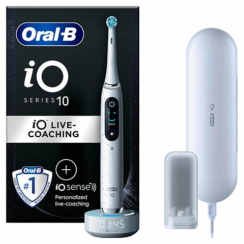Электрическая зубная щетка Oral-B iO Series 10 White - изображение 1