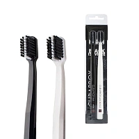 Набор зубных щёток Curaprox 8760 Ultrasoft White is Black - изображение 1