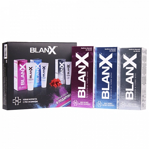 Набор зубных паст Blanx Pro (3х25 мл) - изображение 1