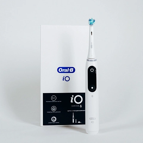 Электрическая зубная щетка Oral-B iO 6 White - изображение 9