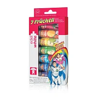 Набор детских зубных паст Edel white ассорти, с 3 лет, (7 шт x 9,4 мл)