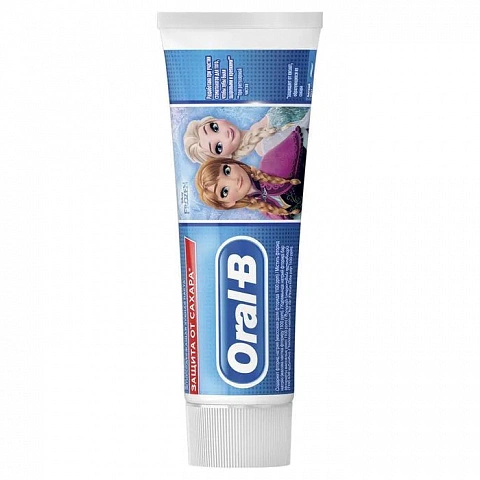 Зубная паста Oral-B Kids Холодное Сердце и Тачки, 75 мл - изображение 1
