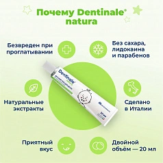 Гель для десен Dentinale Natura детский, 20 мл