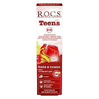 Детская зубная паста R.O.C.S. Teens Кола и лимон (от 8 до 18 лет), 60 мл - изображение 8